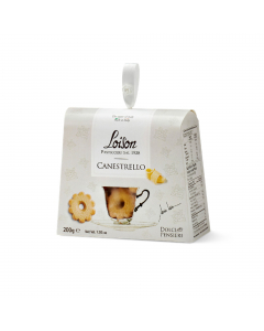 Burroso frollino dalla Liguria, ricco e fragrante, inconfondibile grazie all'impiego di burro fresco e vaniglia naturale, in astuccio 200g Loison.