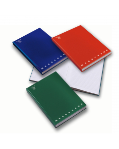 Maxiquaderno cartonato f.to A4 62 fogli. Carta 80gr, rigatura: 4mm.