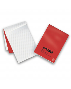 Rilegatura a colla. Carta finissima. Copertina patinata da 170gr.
Formato A4-21x29,7cm. Rigatura bianco. 50 fogli da 60gr.