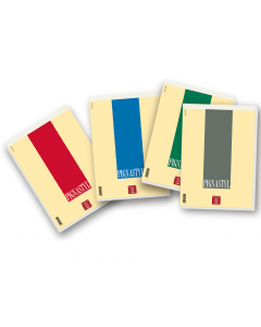 Blocco per appunti. Ideale per l’uso quotidiano a scuola e a casa. Rilegatura con punto metallico.
Copertina classica goffrata da 200gr.
Formato A6-10x15cm. Rigatura da 5mm. 70 fogli con carta da 80 gr.