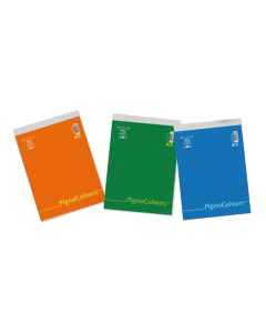 Blocco in carta con rilegatura a punto metallico. 60 fogli a quadretti da 5mm. 60gr. Ideale per l'uso quotidiano a scuola e a casa.