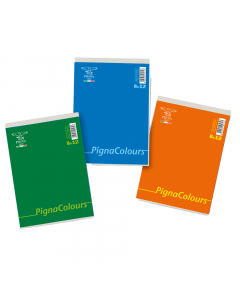 Blocco in carta con rilegatura a punto metallico. 60 fogli a quadretti da 5mm. 60gr. Ideale per l'uso quotidiano a scuola e a casa.
