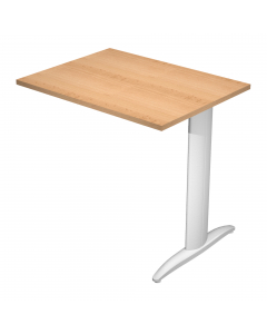 Allungo laterale reversibile destro o sinistro per Scrivania serie Easy gamba metal. Dimensioni: L80 x P60 x H72,5cm.