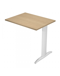 Allungo laterale reversibile destro o sinistro per Scrivania serie Easy gamba metal. Dimensioni: L80 x P60 x H72,5cm.
