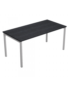 Scrivania con fianchi a ponte in metallo verniciato, dimensioni: L180 x P80 x H72,5cm. Scrivanie con dimensioni conformi alle normative sulla sicurezza dei posti di lavoro in ufficio. Dotate di bordatura dei piani in ABS 2mm antishock ed assenza di spigol