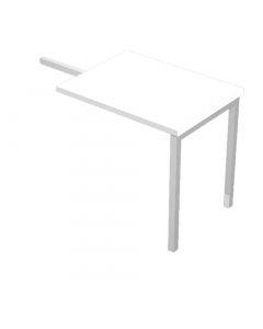 Allungo laterale reversibile destro o sinistro per Scrivania serie Easy Plus. Dimensioni: L80 x P60 x H72,5cm.