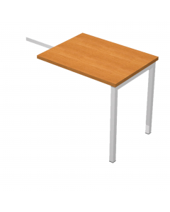Allungo laterale reversibile destro o sinistro per Scrivania serie Easy Plus. Dimensioni: L80 x P60 x H72,5cm.