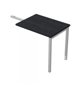 Allungo laterale reversibile destro o sinistro per Scrivania serie Easy Plus. Dimensioni: L80 x P60 x H72,5cm.