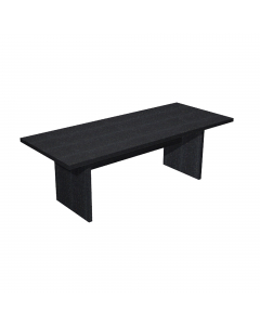 Tavolo rettangolare con piano sp. 38 mm e bordo antiurto in ABS. Piedini regolabili in altezza. Tavolo con fianchi in melaminico sp. 38mm. Dimensioni: L220 x P100 x H74cm