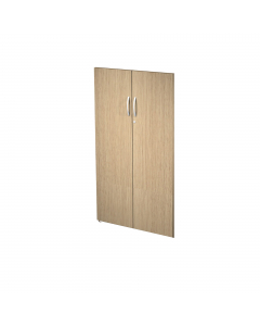 COPPIA di  ANTE in MELAMINICO rovere x Mobile Medio Agorà. Con serratura.