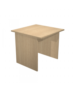 Scrivanie con dimensioni conformi alle normative sulla sicurezza dei posti di lavoro in ufficio. Bordatura dei piani in ABS 2mm antishock ed assenza di spigoli vivi. Le scrivanie sono disponibili nella versione con fianchi pannello in melaminico (sp. 22 m