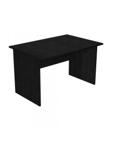 Scrivanie con dimensioni conformi alle normative sulla sicurezza dei posti di lavoro in ufficio. Bordatura dei piani in ABS 2mm antishock ed assenza di spigoli vivi. Le scrivanie sono disponibili nella versione con fianchi pannello in melaminico (sp. 22 m