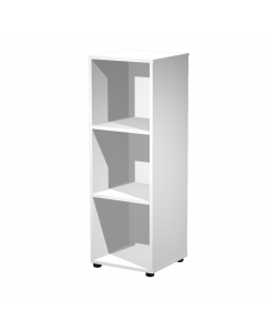 Casellario con 3 caselle a giorno L41 x P40 x H121,6cm (piedini compresi). Contenitori a casellario realizzati in melaminico bilaminato antigraffio e antiriflesso conforme alle norme UNI e EN classe E1. Componibili per affiancamento. Top, fianchi, ripiani