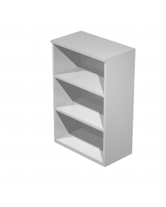 Armadi a giorno o completabili con ante dotate di serratura, disponibili in tre altezze. Top sp. 22mm, struttura sp. 18mm, ripiani riposizionabili da 18mm. Rifiniti posteriormente nello stesso colore della struttura in modo da poter essere utilizzati come