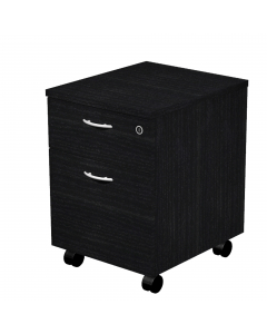 Cassettiera 1 cassetto con serratura + 1 classificatore per cartelle sospese con interasse 33 cm. Dotata di ruote pivotanti e meccanismo anti-ribaltamento. Fornita smontata.  Dimensioni: L41,8 x P52 x H59,5cm