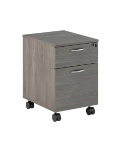 Cassettiera 1 cassetto con serratura + 1 classificatore per cartelle sospese con interasse 33 cm. Dotata di ruote pivotanti e meccanismo anti-ribaltamento. Fornita smontata.  Dimensioni: L41,8 x P52 x H59,5cm