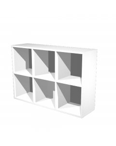 Lbrerie Realizzate in melaminico bilaminato antigraffio e antiriflesso (sp. 16mm) conforme alle norme UNI e EN classe E1. Componibili per sovrapposizione e affiancamento. Le librerie con cassa colore bianco hanno un lato con bordo colore faggio, le librer