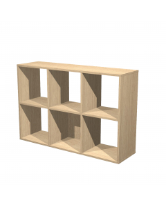 Lbrerie Realizzate in melaminico bilaminato antigraffio e antiriflesso (sp. 16mm) conforme alle norme UNI e EN classe E1. Componibili per sovrapposizione e affiancamento. Le librerie con cassa colore bianco hanno un lato con bordo colore faggio, le librer
