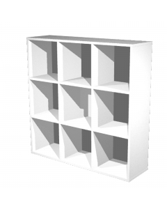 Lbrerie Realizzate in melaminico bilaminato antigraffio e antiriflesso (sp. 16mm) conforme alle norme UNI e EN classe E1. Componibili per sovrapposizione e affiancamento. Le librerie con cassa colore bianco hanno un lato con bordo colore faggio, le librer