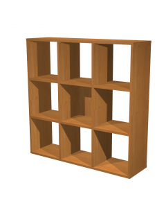 Lbrerie Realizzate in melaminico bilaminato antigraffio e antiriflesso (sp. 16mm) conforme alle norme UNI e EN classe E1. Componibili per sovrapposizione e affiancamento. Le librerie con cassa colore bianco hanno un lato con bordo colore faggio, le librer