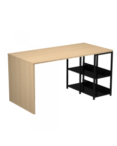 Postazione di lavoro home-office ideale per lo smart working. Le dimensioni compatte la rendono idonea per un allestimento domestico anche in ambienti con poco spazio a disposizione. Estrema versatilità grazie alla possibilità di allestire la robusta stru