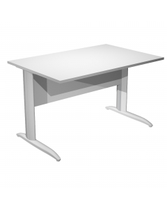 Scrivanie con dimensioni conformi alle normative sulla sicurezza dei posti di lavoro in ufficio. Bordatura dei piani in ABS 2mm antishock ed assenza di spigoli vivi. Le scrivanie sono disponibili nella versione con fianchi pannello in melaminico (sp. 22 m