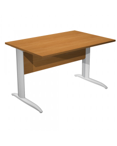 Scrivanie con dimensioni conformi alle normative sulla sicurezza dei posti di lavoro in ufficio. Bordatura dei piani in ABS 2mm antishock ed assenza di spigoli vivi. Le scrivanie sono disponibili nella versione con fianchi pannello in melaminico (sp. 22 m
