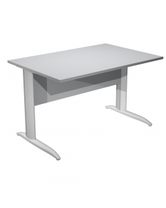Scrivanie con dimensioni conformi alle normative sulla sicurezza dei posti di lavoro in ufficio. Bordatura dei piani in ABS 2mm antishock ed assenza di spigoli vivi. Le scrivanie sono disponibili nella versione con fianchi pannello in melaminico (sp. 22 m