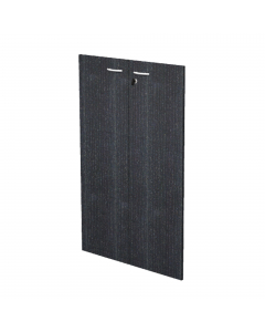 Coppia ante in melaminico con serratura per mobile medio Presto. Dimensioni: L80 x H115cm - spessore 18mm.