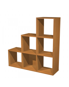 Lbrerie Realizzate in melaminico bilaminato antigraffio e antiriflesso (sp. 16mm) conforme alle norme UNI e EN classe E1. Componibili per sovrapposizione e affiancamento. Le librerie con cassa colore bianco hanno un lato con bordo colore faggio, le librer