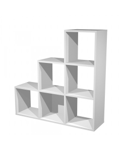 Lbrerie Realizzate in melaminico bilaminato antigraffio e antiriflesso (sp. 16mm) conforme alle norme UNI e EN classe E1. Componibili per sovrapposizione e affiancamento. Le librerie con cassa colore bianco hanno un lato con bordo colore faggio, le librer