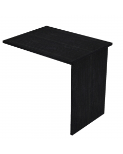 Allungo laterale reversibile destro o sinistro per Scrivania serie Easy con fianchi pannello. Dimensioni: L80 x P60 x H72,5cm.
