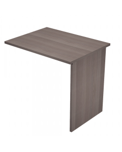 Allungo laterale reversibile destro o sinistro per Scrivania serie Easy con fianchi pannello. Dimensioni: L80 x P60 x H72,5cm.