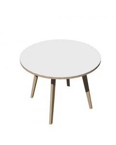 Linea di arredo operativo dal design confortevole ed essenziale caratterizzata dalle preziose gambe in LEGNO MASSELLO inclinate delle scrivanie e dei tavoli rotondi. Robusti piani in melaminico sp. 22 mm con bordo antishock resistente agli urti in ABS 3 m