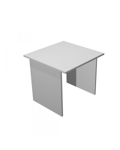 Scrivanie con dimensioni conformi alle normative sulla sicurezza dei posti di lavoro in ufficio. Bordatura dei piani in ABS 2mm antishock ed assenza di spigoli vivi. Le scrivanie sono disponibili nella versione con fianchi pannello in melaminico (sp. 22 m