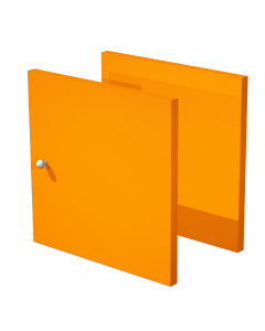 COPPIA ANTINE 32,2x32,1cm spess.16mm per LIBRERIA CASELLARIO RAINBOW