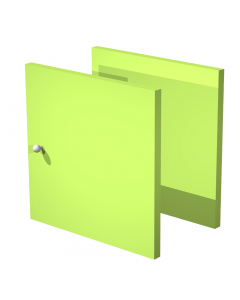 COPPIA ANTINE 32,2x32,1cm spess.16mm per LIBRERIA CASELLARIO RAINBOW