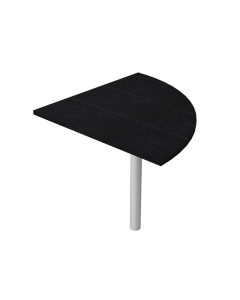 ANGOLARE 90° 80x80cm + GAMBA SUPPORTO in metallo x SCRIVANIE  EASY