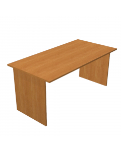 Scrivanie con dimensioni conformi alle normative sulla sicurezza dei posti di lavoro in ufficio. Bordatura dei piani in ABS 2mm antishock ed assenza di spigoli vivi. Le scrivanie sono disponibili nella versione con fianchi pannello in melaminico (sp. 22 m