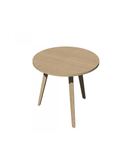 Linea di arredo operativo dal design confortevole ed essenziale caratterizzata dalle preziose gambe in LEGNO MASSELLO inclinate delle scrivanie e dei tavoli rotondi. Robusti piani in melaminico sp. 22 mm con bordo antishock resistente agli urti in ABS 3 m