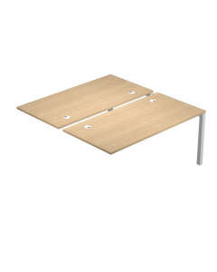 Postazione doppia aggiuntiva per scrivanie 160x168x72,5cm. 2 postazioni contrapposte dimensioni L160 x P80cm per ogni postazione. Le scrivanie per postazione singola o multipla, sono in bilaminato nobilitato melaminico conforme alle norme UNI e EN classe 