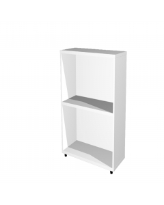 LIBRERIA BASSA A GIORNO con 1 ripiano. Dimenzioni: L40 x P32 x H81,5 cm. Ampia gamma di librerie componibili profondità 320mm, costituita da mobili in due altezze 196 e 81,5 cm, due larghezze 76 e 40 cm, più mobile ad angolo: in qualsiasi ambiente è possi