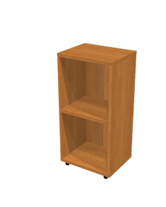 LIBRERIA BASSA A GIORNO con 1 ripiano. Dimenzioni: L40 x P32 x H81,5 cm. Ampia gamma di librerie componibili profondità 320mm, costituita da mobili in due altezze 196 e 81,5 cm, due larghezze 76 e 40 cm, più mobile ad angolo: in qualsiasi ambiente è possi