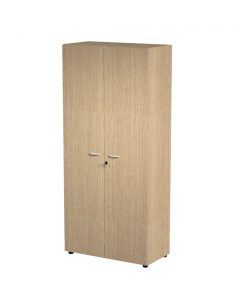Armadio a 2 ante battenti alte con serratura. 3 ripiani spostabili + 1 fisso. Dimenzioni: L90 x P45,8 x H200 cm. Linea di armadi componibile particolarmente robusti e stabili, costituiti da struttura alta 200cm e completabili con sopralzo alto 40cm. Grand