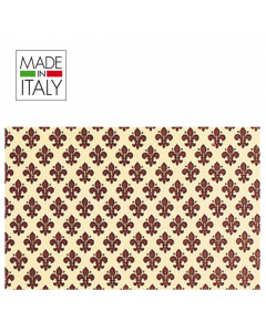Rotolo in carta autoadesiva da 90gr da rivestimento altamente resistente e lavabile. Dimensioni H49cm x 3 metri.