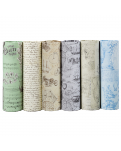 Scatola espositore da 100 fogli di carta 65gr. Fogli da 70x100cm in carta riciclata al 100%. Fantasie assortite.