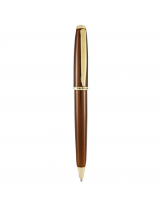 Penna a sfera con meccanismo a rotazione. Punta media, fornita in elegante astuccio.