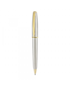 Penna a sfera con meccanismo a rotazione. Punta media, fornita in elegante astuccio.