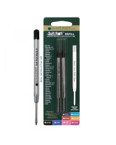 Refill Monteverde Standard per sfera.
Punta media. Colore: nero ( per la punta media disponibili su ordinazione anche i colori rosso, verde e viola ).