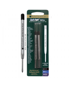 Refill Monteverde Standard per sfera.
Punta large. Colore: nero.